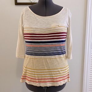 Merona cotton stripped shirt